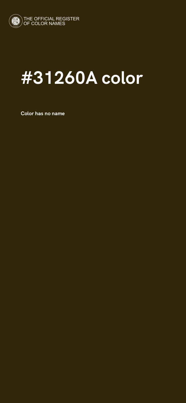 #31260A color image