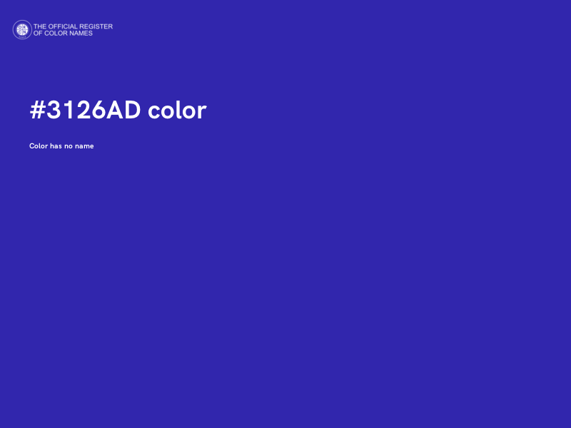 #3126AD color image