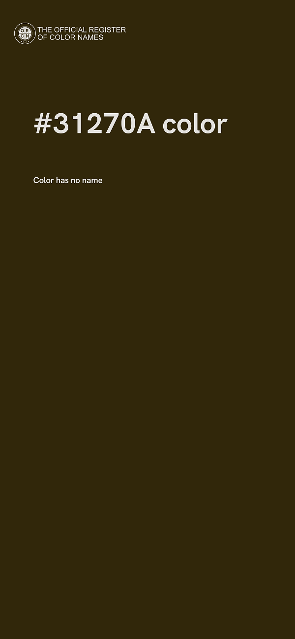 #31270A color image