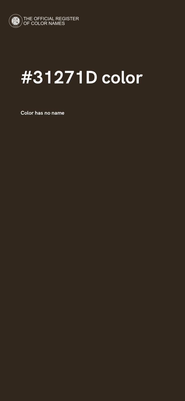 #31271D color image