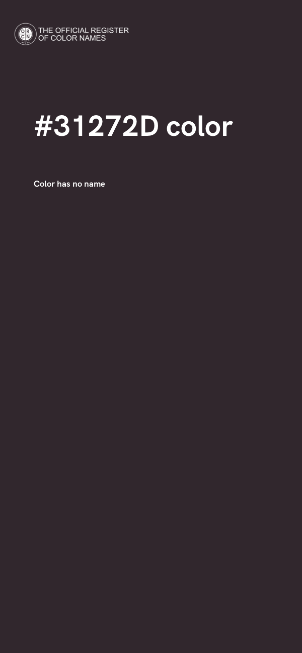 #31272D color image