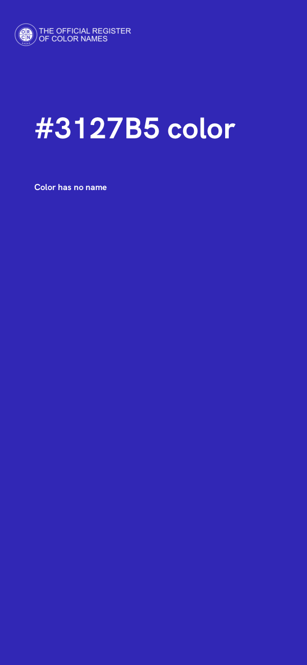 #3127B5 color image