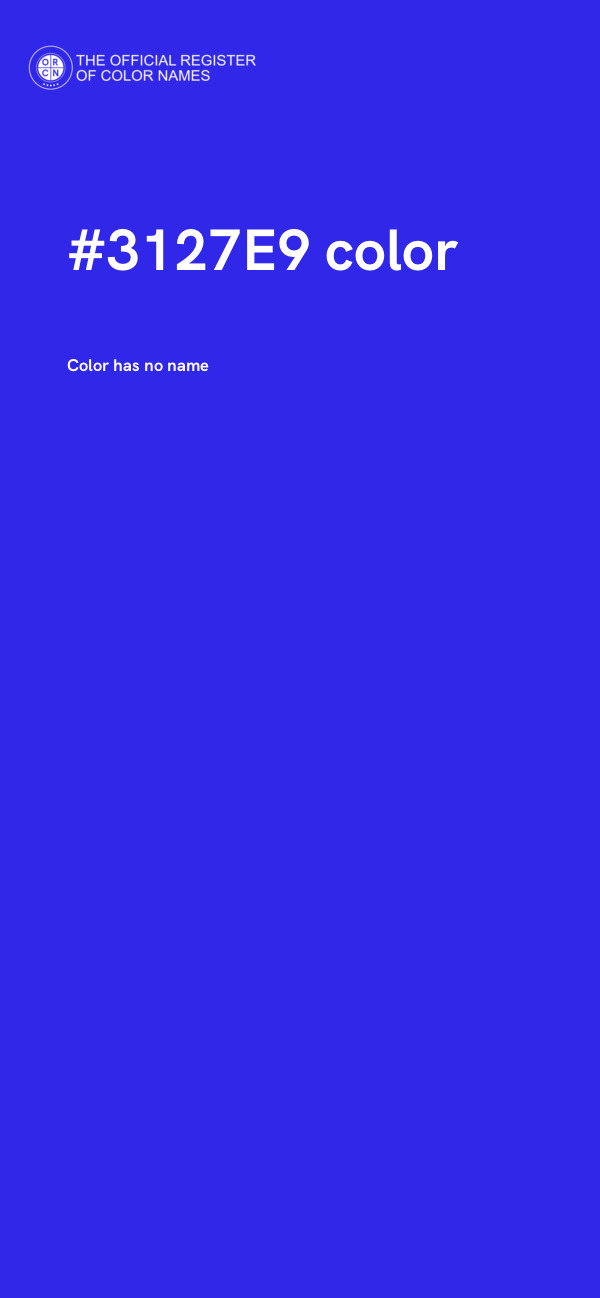 #3127E9 color image