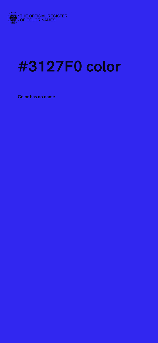 #3127F0 color image