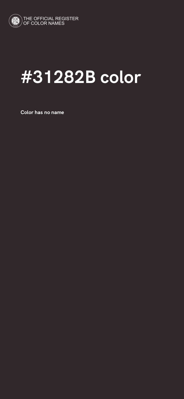 #31282B color image