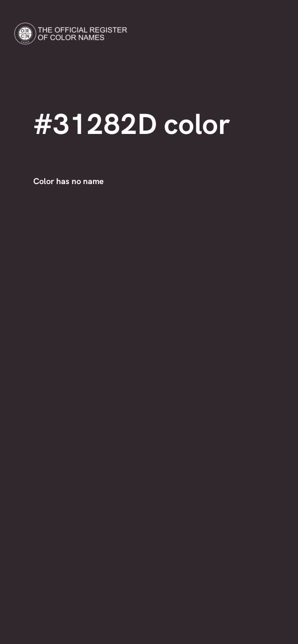 #31282D color image