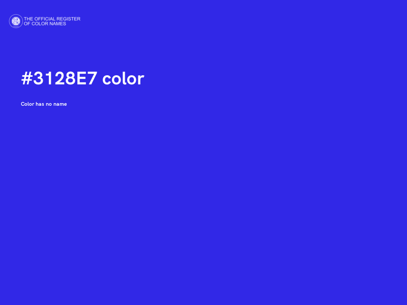 #3128E7 color image