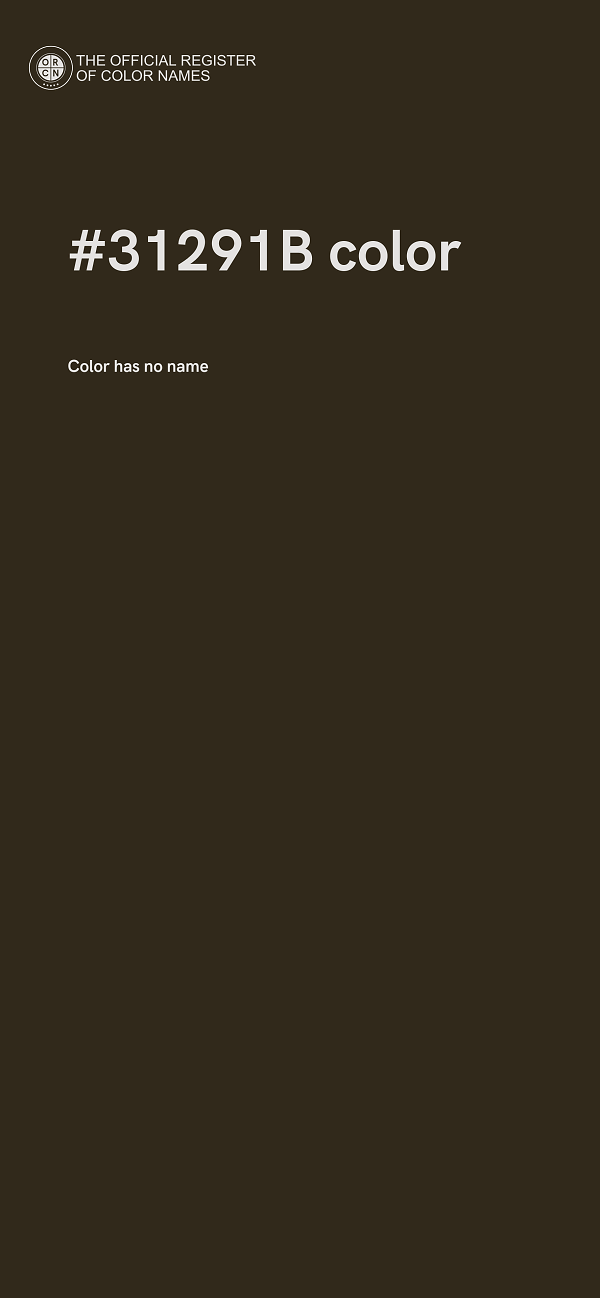 #31291B color image