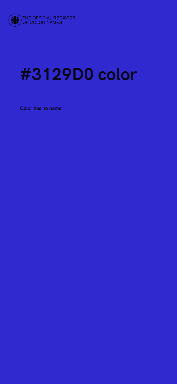 #3129D0 color image
