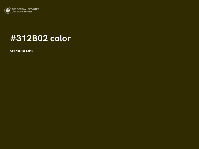 #312B02 color image
