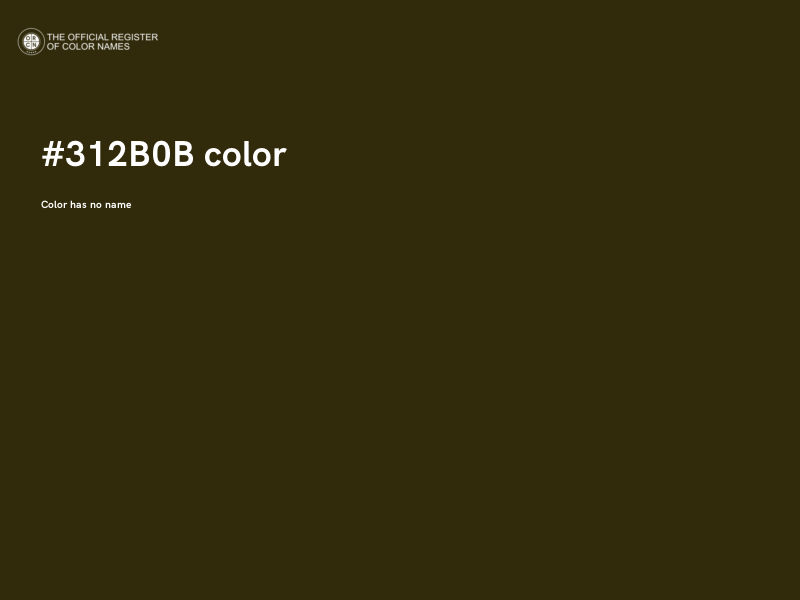 #312B0B color image
