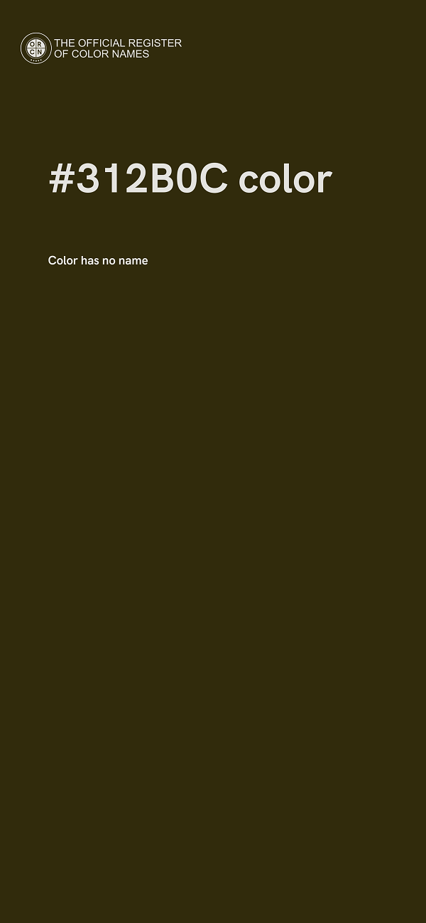 #312B0C color image