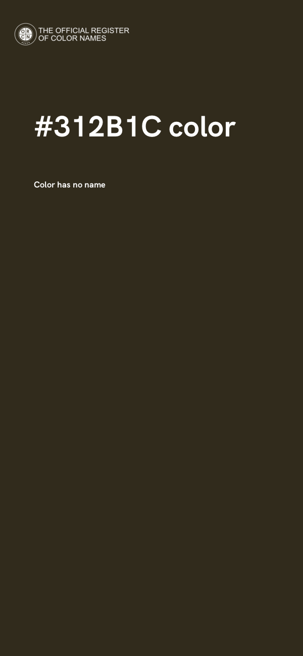 #312B1C color image