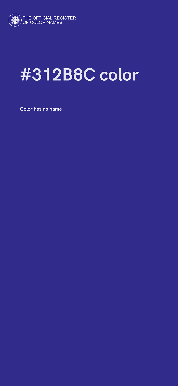 #312B8C color image
