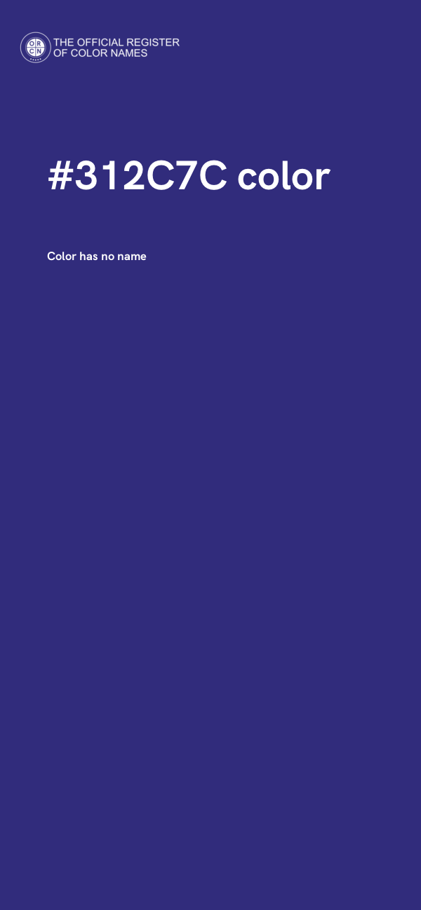 #312C7C color image