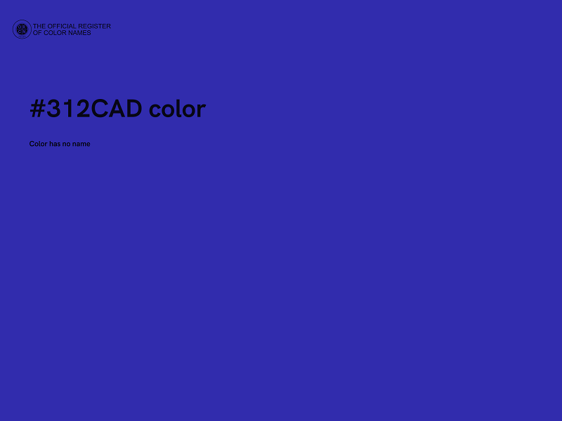 #312CAD color image