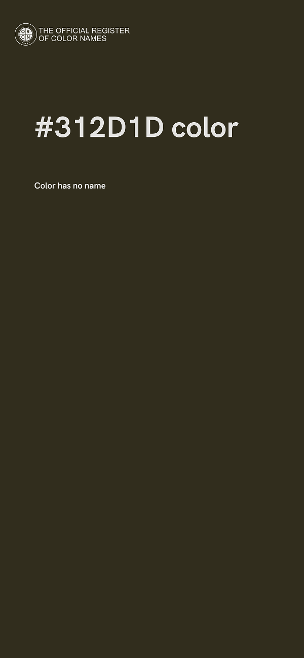 #312D1D color image
