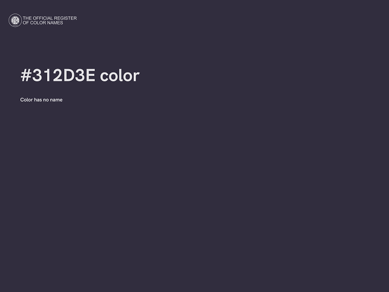 #312D3E color image