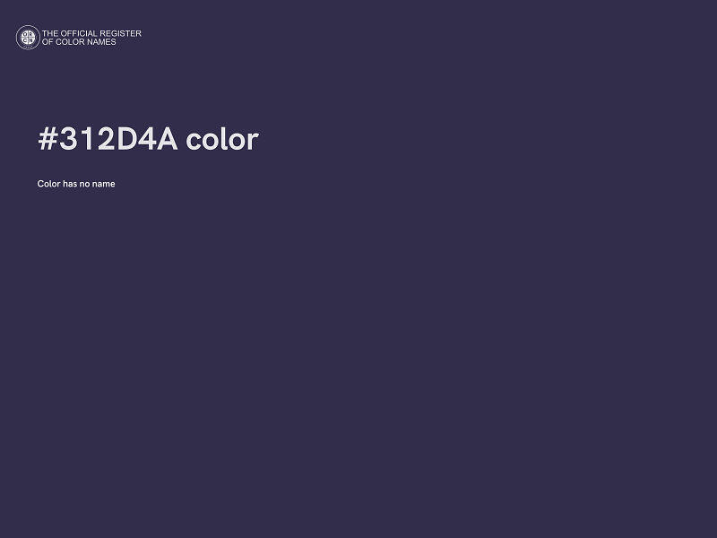 #312D4A color image