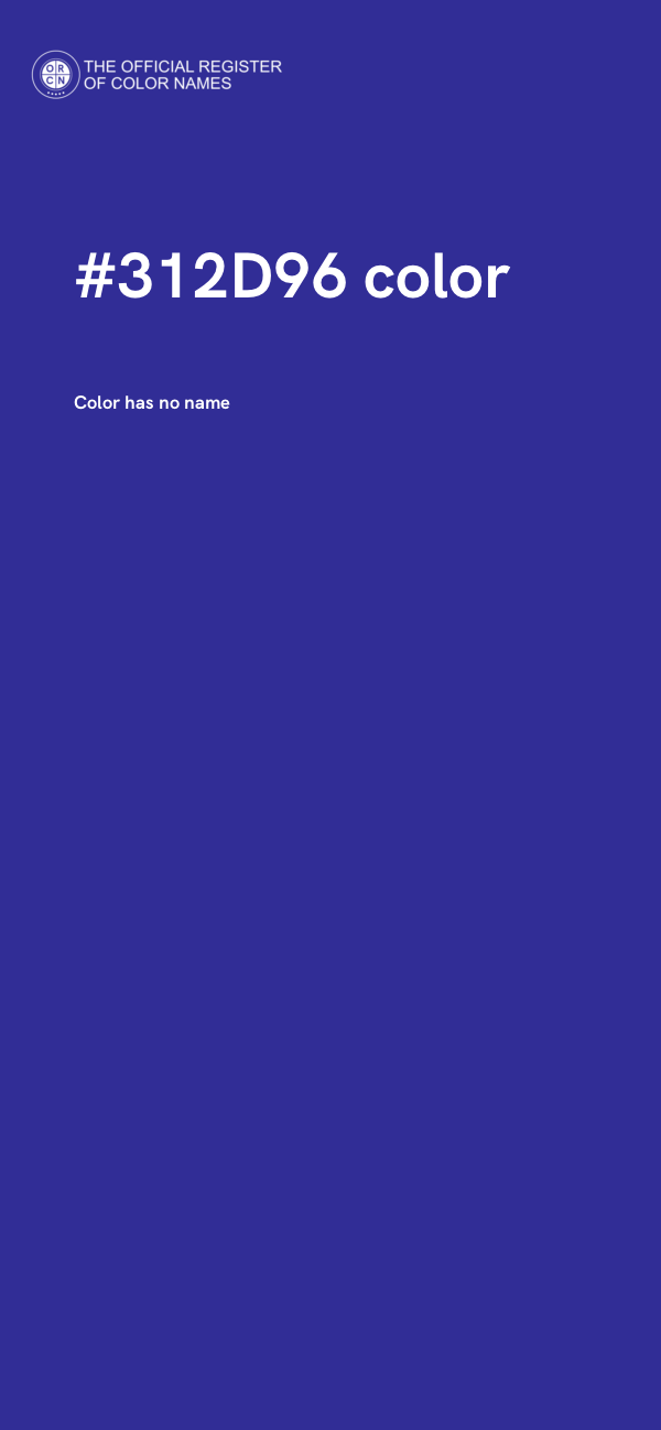 #312D96 color image