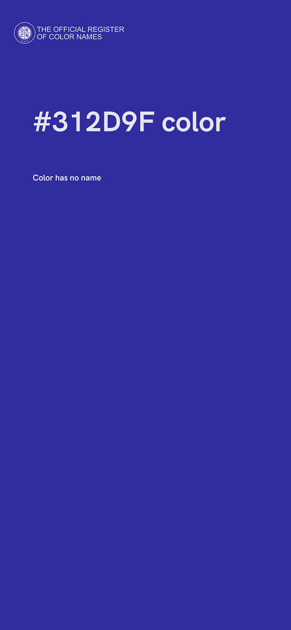 #312D9F color image