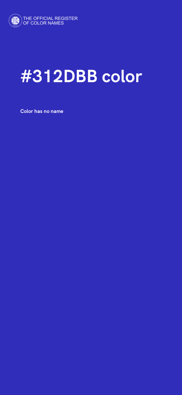 #312DBB color image