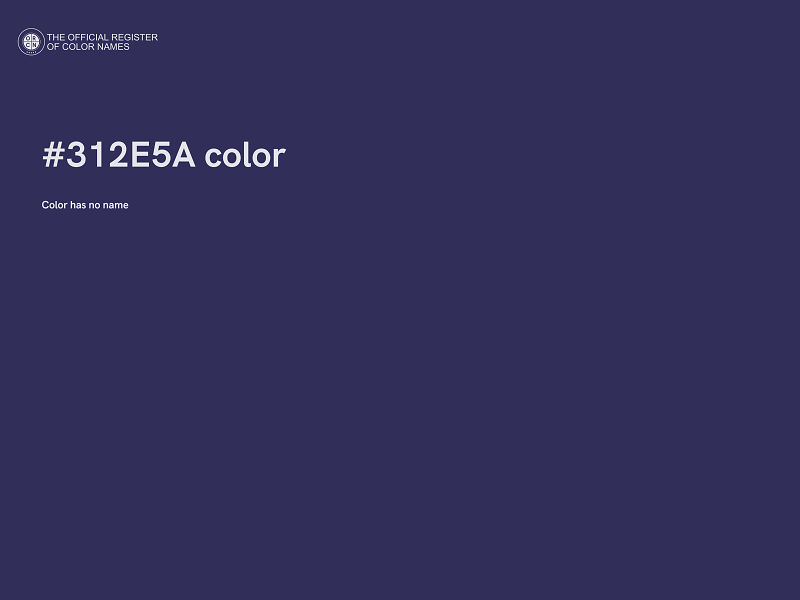 #312E5A color image