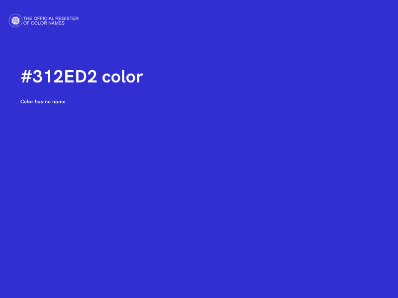 #312ED2 color image