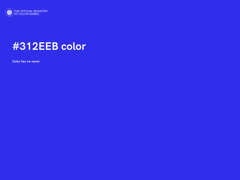 #312EEB color image