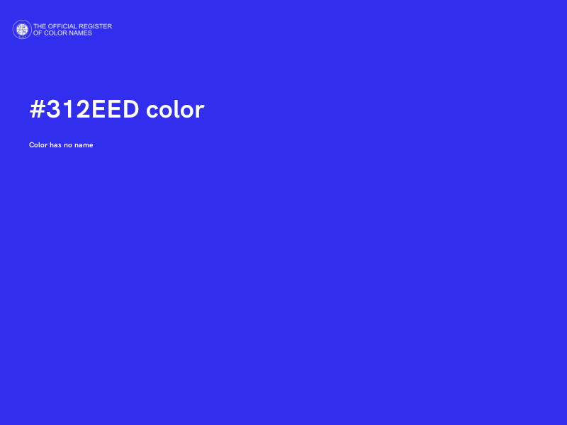 #312EED color image