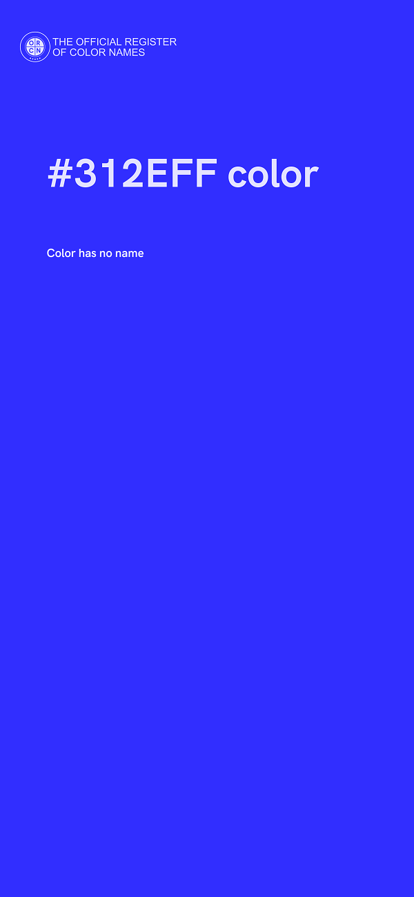 #312EFF color image