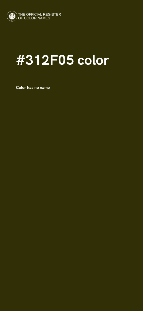 #312F05 color image