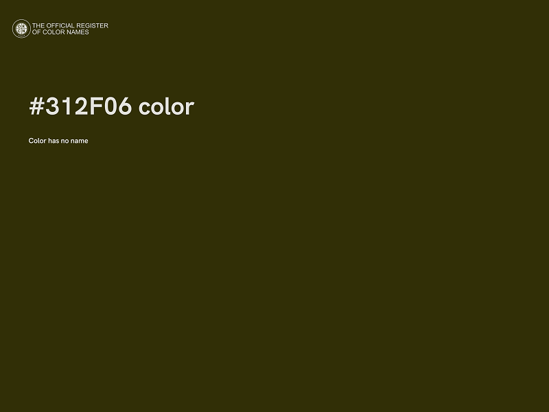 #312F06 color image