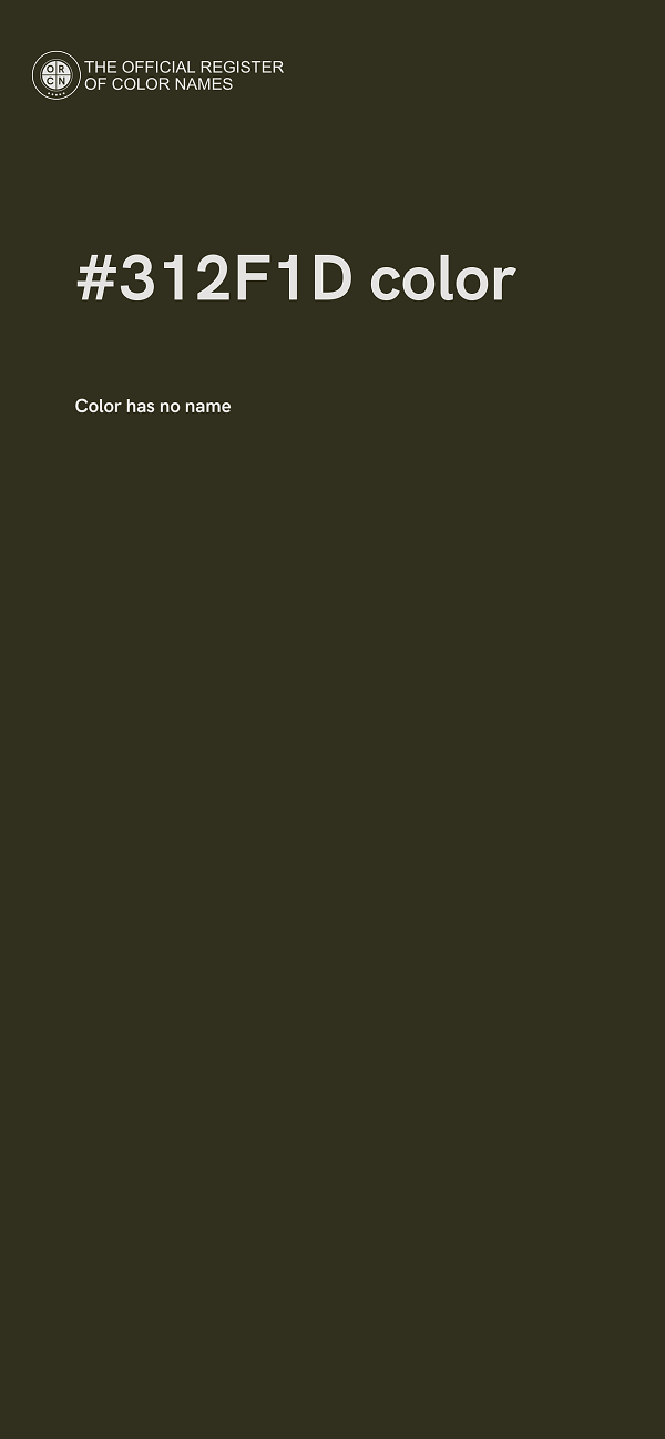 #312F1D color image