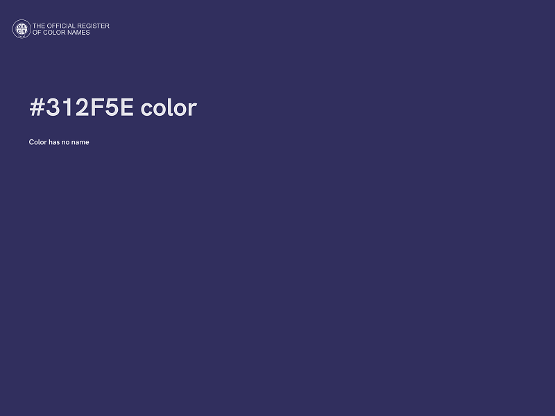#312F5E color image
