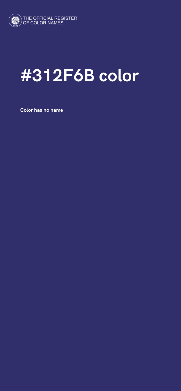 #312F6B color image