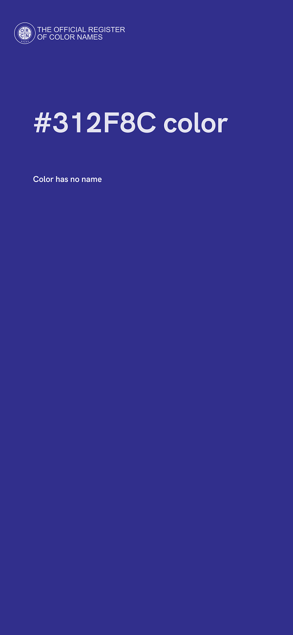 #312F8C color image