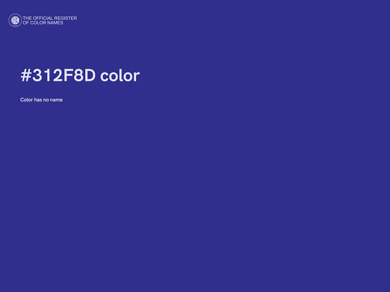 #312F8D color image