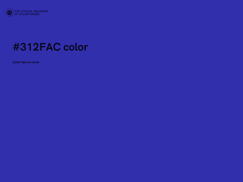 #312FAC color image