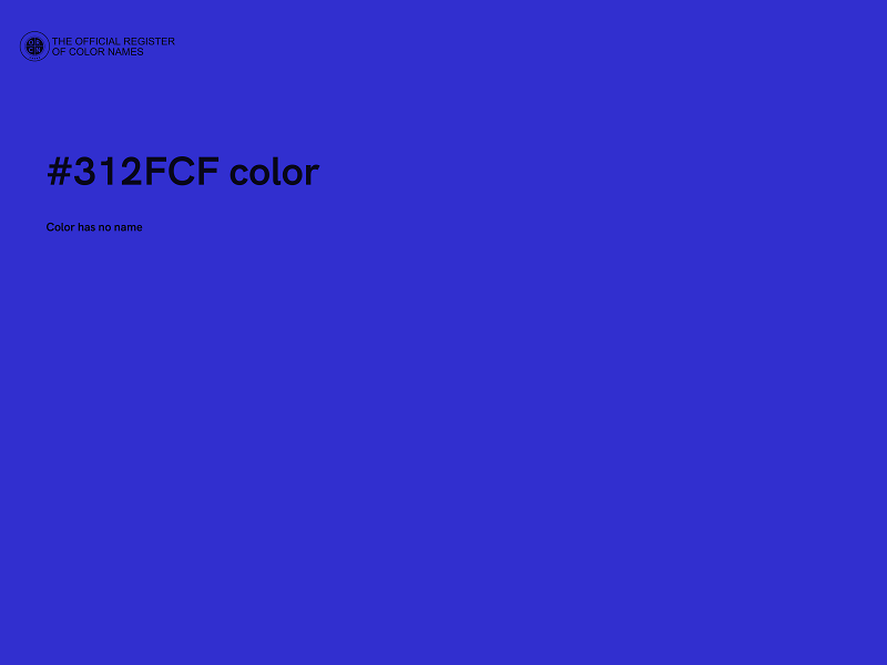#312FCF color image
