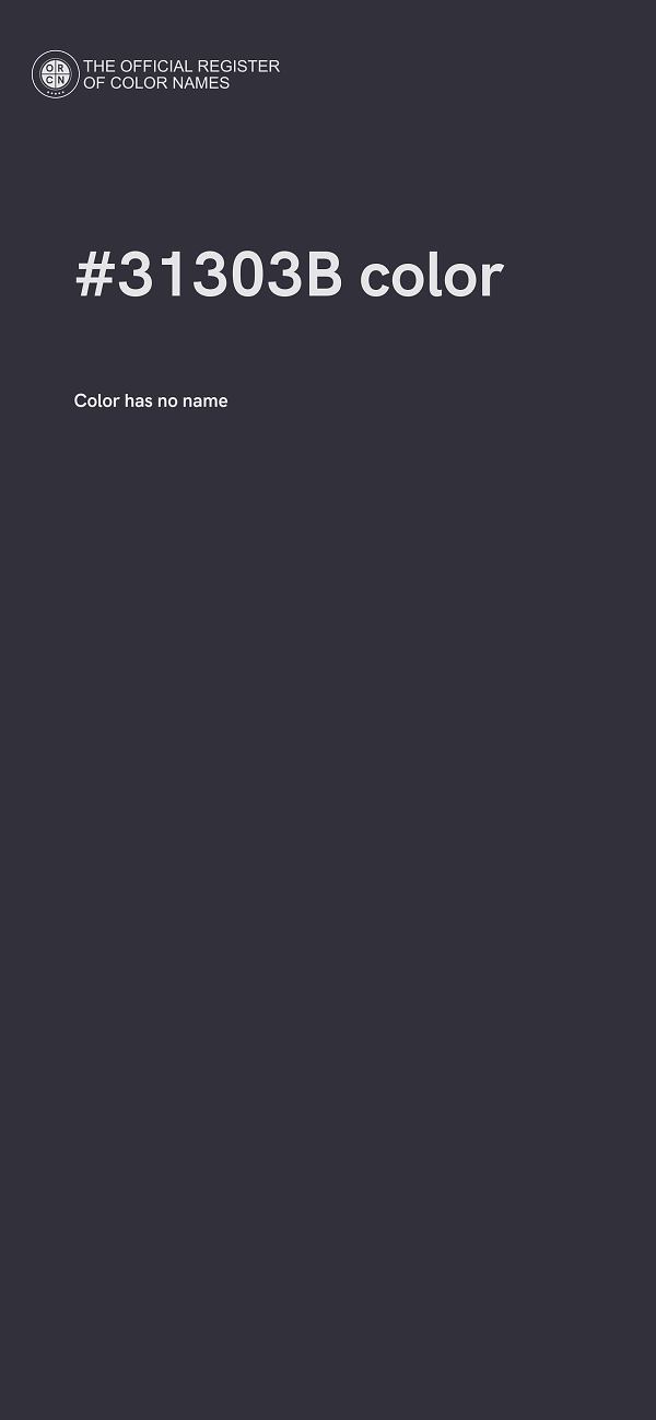 #31303B color image