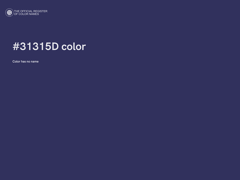 #31315D color image