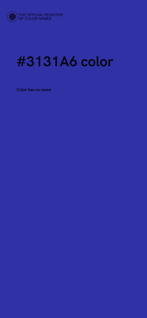 #3131A6 color image