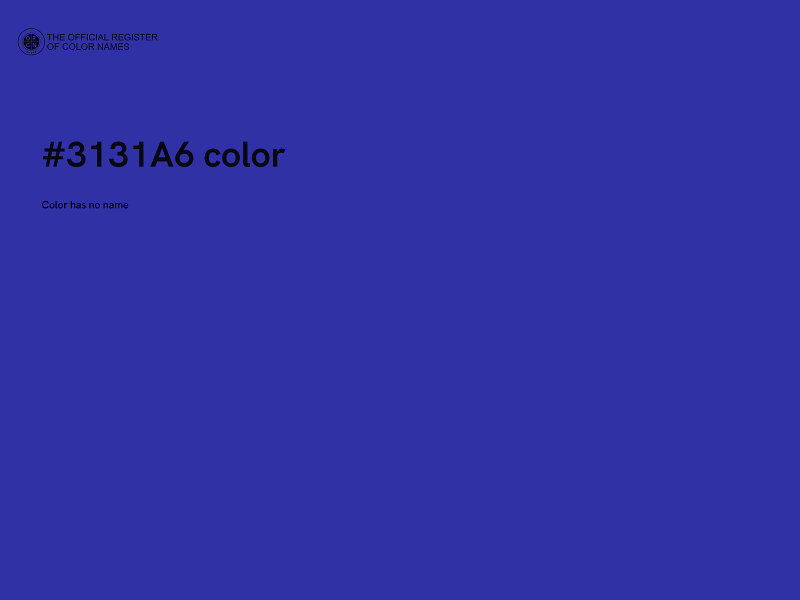 #3131A6 color image