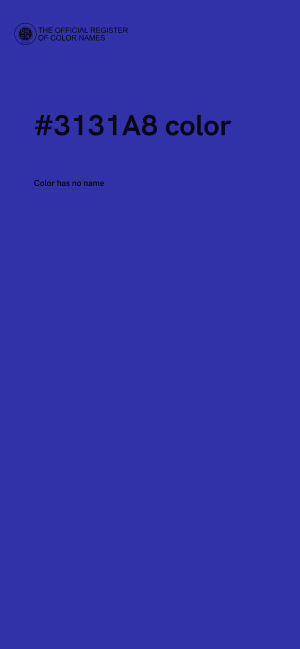 #3131A8 color image
