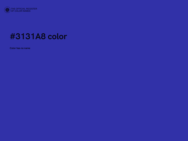 #3131A8 color image