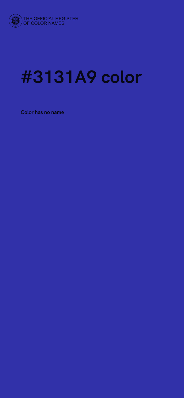 #3131A9 color image