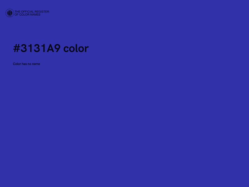 #3131A9 color image