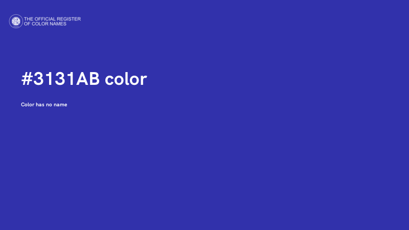 #3131AB color image