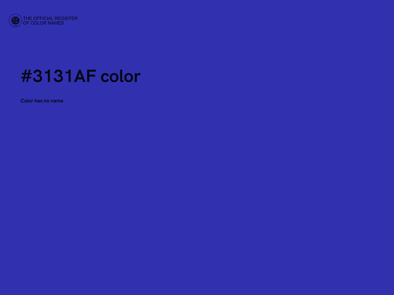 #3131AF color image